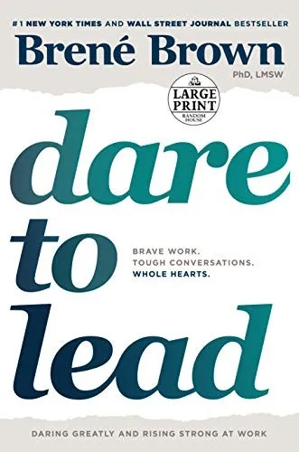 Cover of Dare to lead by Brené Brown
