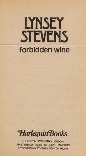 Cover of Forbidden Wine by Lynsey Stevens