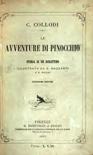 Cover of Pinocchio by Carlo Collodi