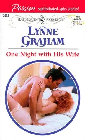 Cover of One Night With His Wife by Lynne Graham