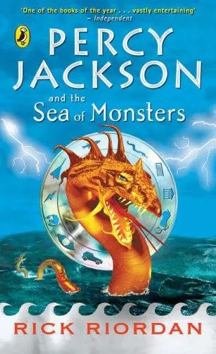 Cover of The Sea of Monsters by Rick Riordan