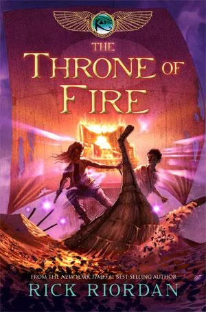 Cover of The Throne of Fire by Rick Riordan